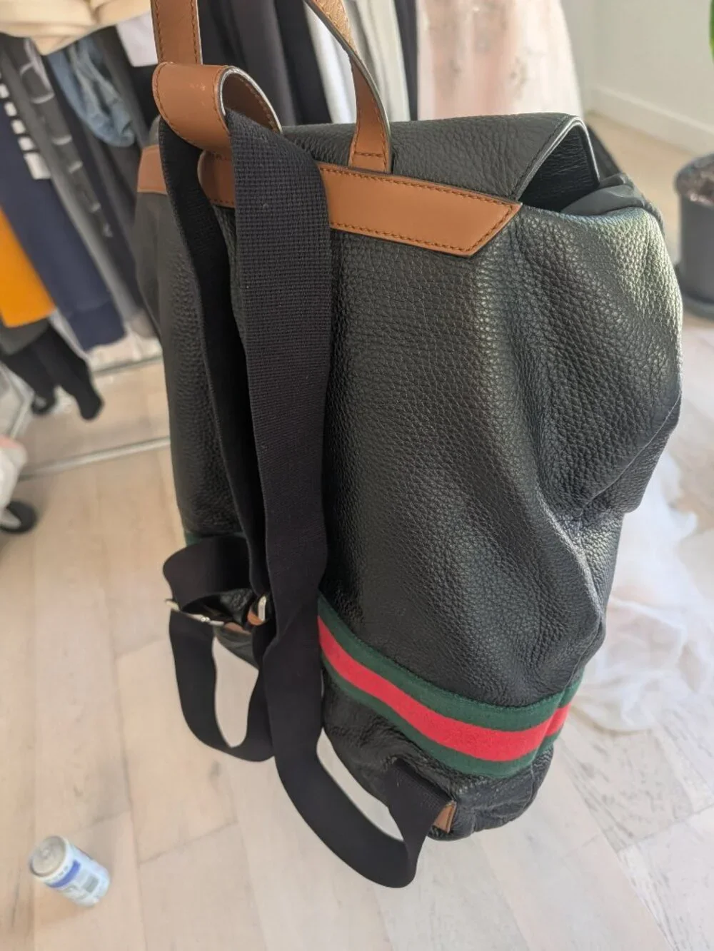 Gucci calfskin backpack